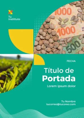 Portadas de Economía 16 carátulas gratis para descargar en Word