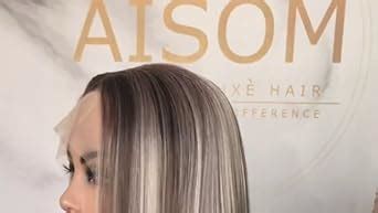 Amazon HAIRCUBE Long Ombre Ash Blonde With Highlight Lace Front Wigs For Women Natural Wavy