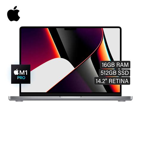 MacBook Pro A2442 Chip M1 PRO RAM 16GB Disco 512GB SSD 14.2" Retina Año ...
