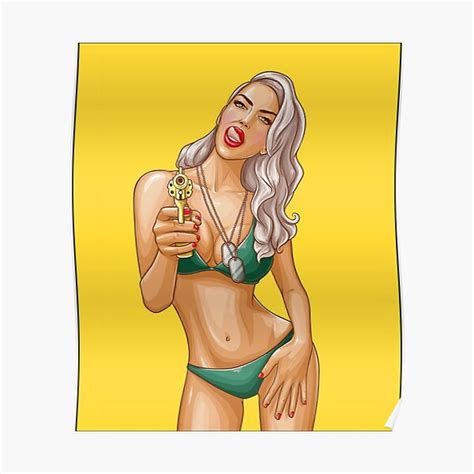 Gta V Sexy Bikini Classic Poster For Sale By Disonmamoneo Redbubble