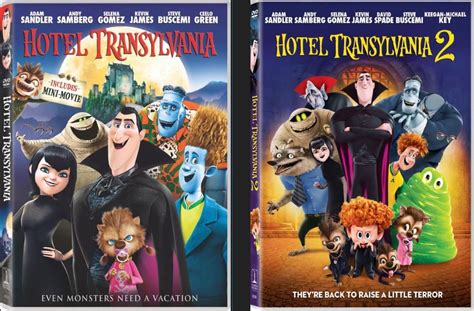 Hotel Transylvania And Hotel Transylvania 2 Dvd Giveaway