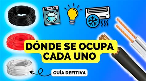 Calibres de cables para instalaciones eléctricas dónde se ocupa