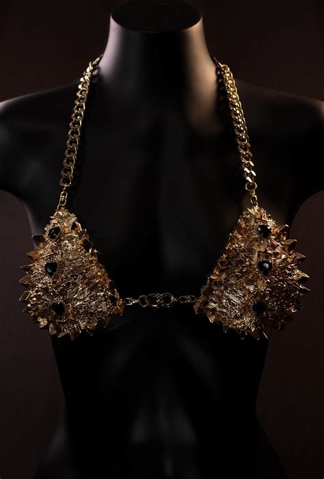 Hand Sculpted Kingdom Sacred Heart Bra Lingerie By Angelis Blade K Gold For Sale At StDibs