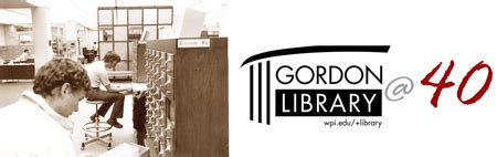 Gordon Library @ 40 - Multimedia