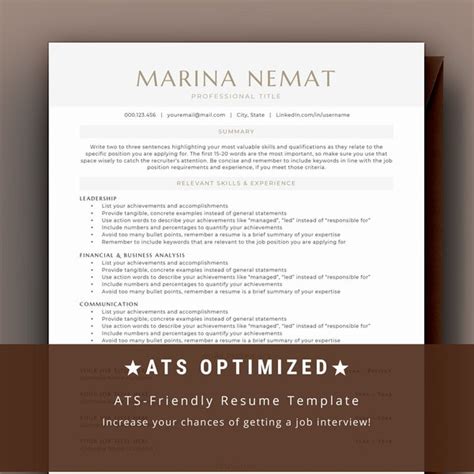 Functional Resume For Career Change Ats Resume Cv Etsy