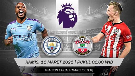 Link Live Streaming Liga Inggris Manchester City Vs Southampton