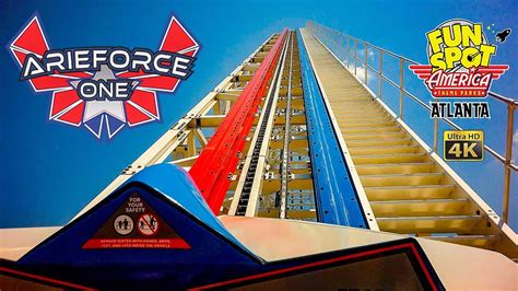 Arieforce One Roller Coaster On Ride Front Seat K Pov Fun Spot