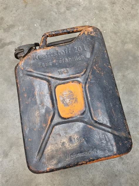 WW2 Duitse Kraftstoff Jerrycan 1943 Wehrmacht Generaaltjes Voor De