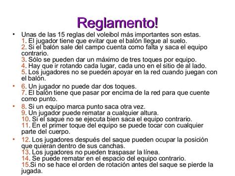 Guiño Vertical Interrupción 20 Reglas Basicas Del Voleibol Censo