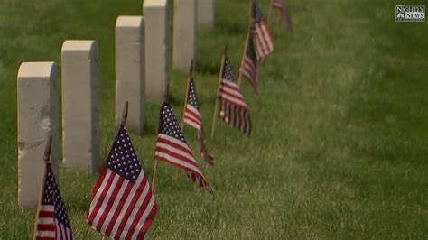 Soldiers from the Old Guard honored the fallen by placing nearly a ...