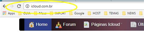 O Que A Barra De Endere O No Browser Icloud Tutoriais