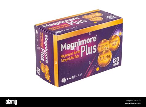 Istanbul, Türkei - 12. Dezember 2022 ; Magnimore Plus ist ein Magnesium ...