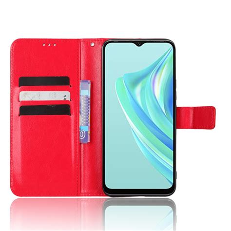 Etui z klapką do Infinix Hot i Crazy Horse Wallet czerwone sklep XGSM pl