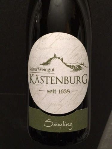 Kultur Weingut Kastenburg Sämling Vivino US