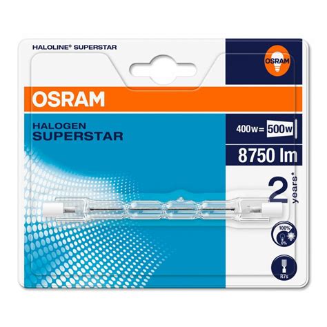 Osram Eco Halogenstab Mm W W R S V Haloline Blister War