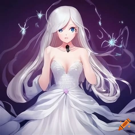 Anime Girl In A White Dress