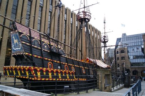 #Transport: The Golden Hinde (replica), located near #London Bridge, # ...