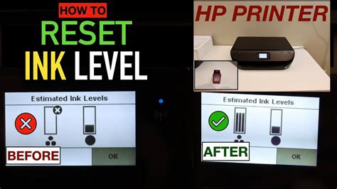 HP Ink Level Reset How To Reset Ink Level YouTube Ink Cartridge