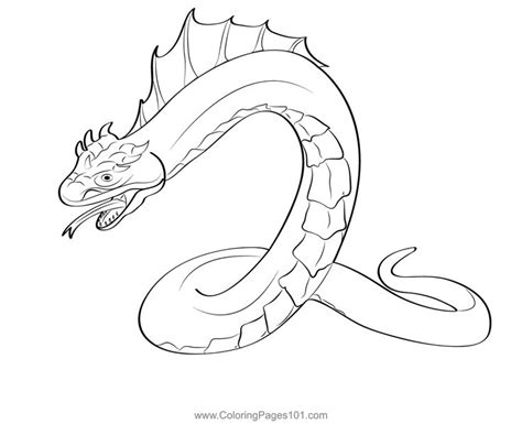 Basilisk Coloring Page