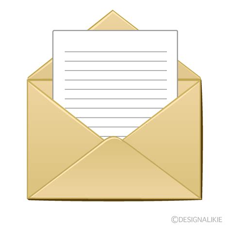 Open Envelope Clip Art