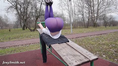 Jeny Smith Pantyhose Training Flashing Porn XHamster