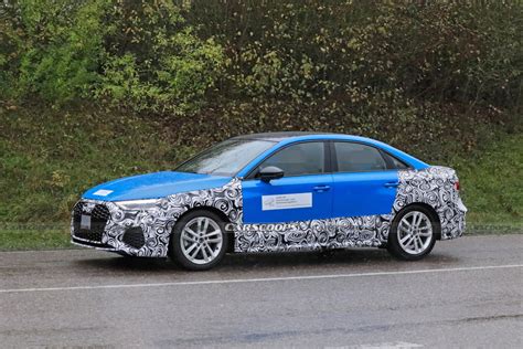 2024 Audi A3 Sedan Makes Spy Debut Hiding Minor Changes | Carscoops