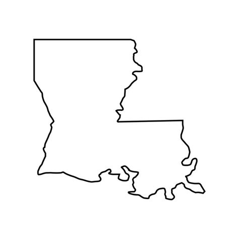 Louisiana Outline Svg Files Louisiana Cut Files United States Of