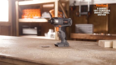 Vonhaus E Series 18v Cordless Impact Drill Driver Youtube