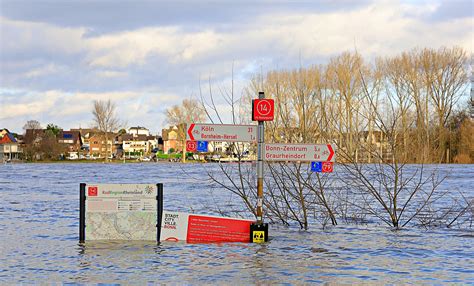 Hochwasser am Rhein 2023 Foto & Bild | naturereignisse, die elemente ...