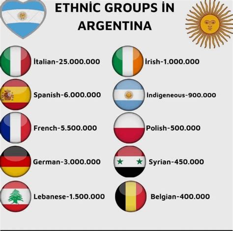 The biggest ethnic groups in Argentina : r/interesting