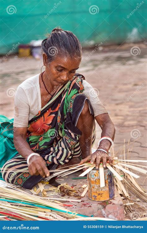 Cane Artisan Weaving Baskets Editorial Photo Cartoondealer