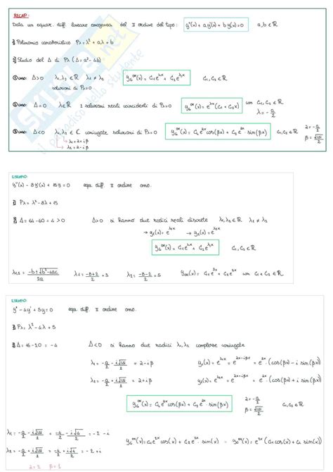 Appunti Di Analisi Matematica Seconda Parte