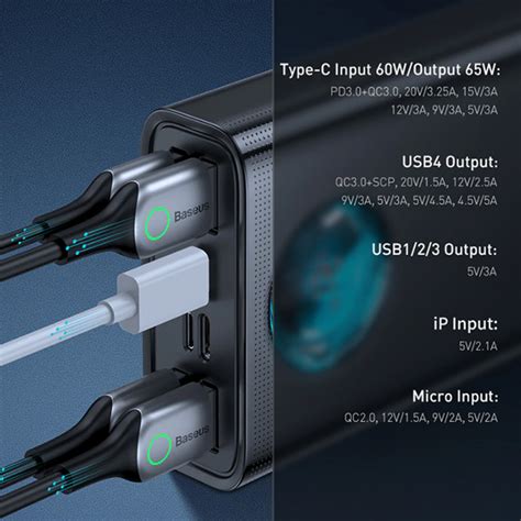 Baseus 65W Amblight 30000mAh Power Bank with Digital Display