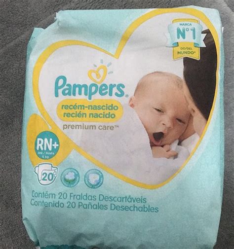 Fraldas Pampers Recém Nascido Premium Care RN 20 Unidades em promoção