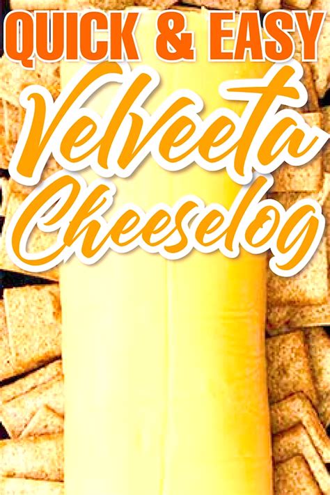 3 Ingredient Easy Velveeta Cheese Log Recipe Easy Dips And