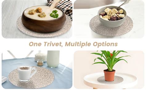 Amazon AmapleL 9 Inches Trivets For Hot Dishes Trivets Set Of 4 For Hot Pots And Pans