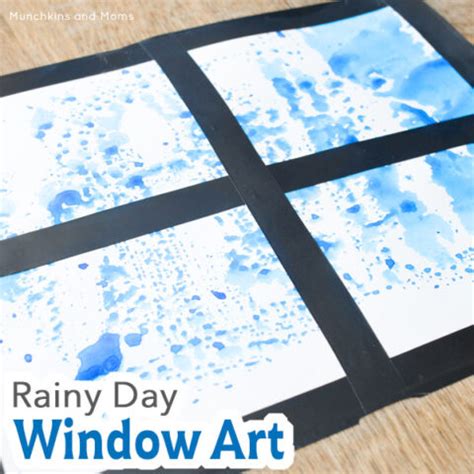 Rain and Raindrop Crafts for Kids - Creative Family Fun