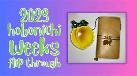 Hobonichi Weeks Flip Through Some Encouragement My 2023 Planner