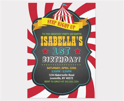 Carnival Party Invitation 16 Examples Illustrator Word Pages