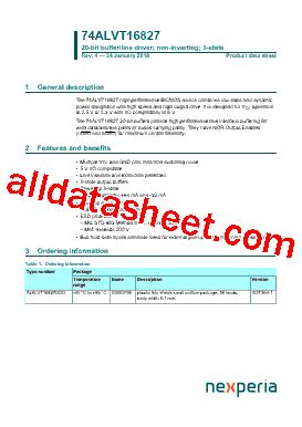 Alvt Dgg Datasheet Pdf Nexperia B V All Rights Reserved