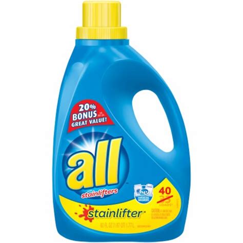 All Stainlifter Liquid Laundry Detergent 60 Fl Oz King Soopers