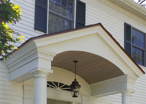 Portico Addition to Colonial | DeboraWhiteArchitect