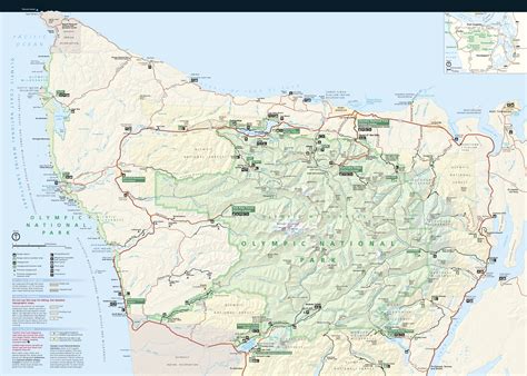 map of the olympic peninsula 12