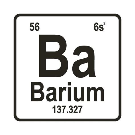 Barium Element icon 26260936 Vector Art at Vecteezy