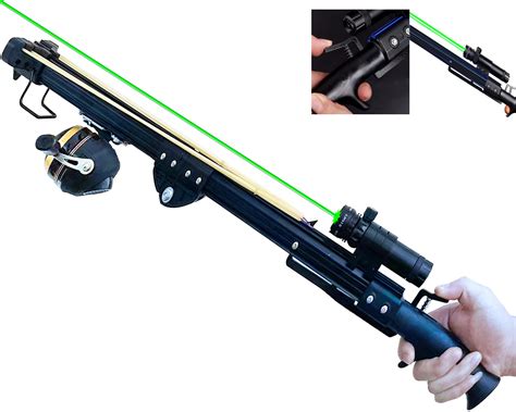 Slingshot With Green Laser Sight Automatic Launch Fishing Slingshot