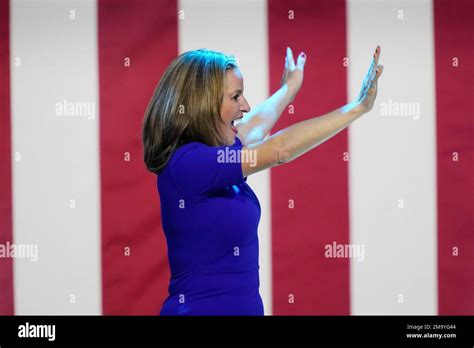 Michigan Secretary Of State Jocelyn Benson Attends An Election Night