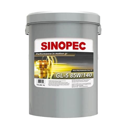 Трансмиссионное масло Sinopec GL5 SAE 85W-140 - LubeTradeUz
