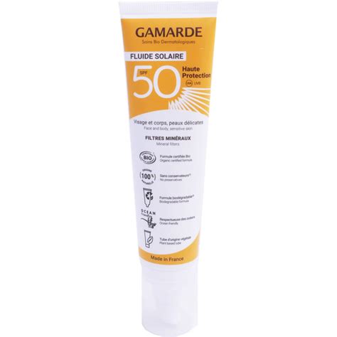 Gamarde Fluide Solaire Spf Bio Ml