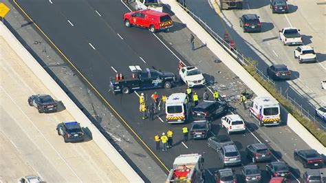 Georgia 400 Crash At Mt Vernon Closes Several Lanes