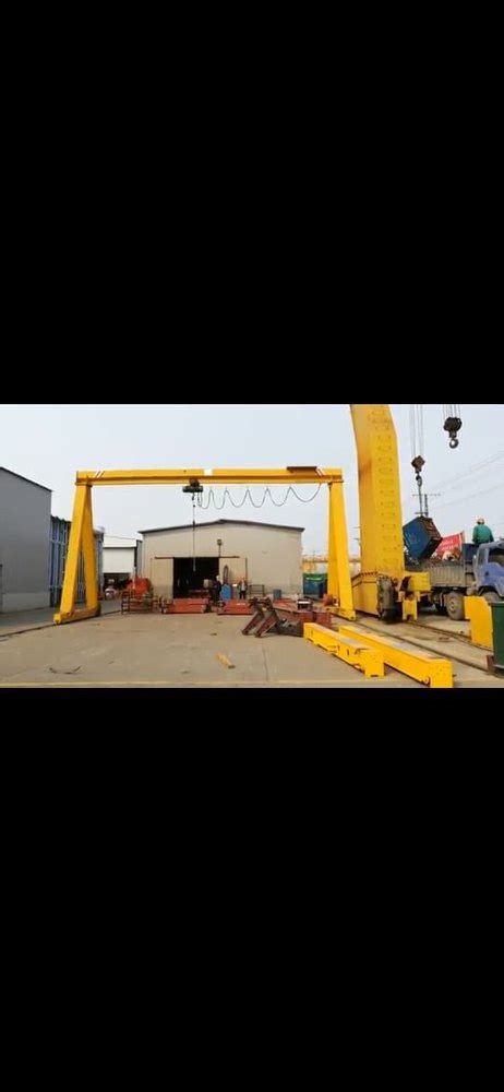 Dhiraj Single Girder Gantry Crane Maximum Lifting Capacity 20 25 Ton